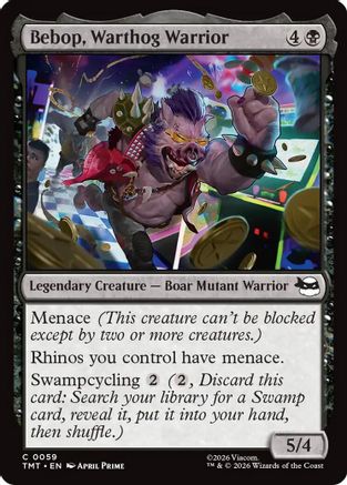 Bebop, Warthog Warrior (059) Foil - Teenage Mutant Ninja Turtles
