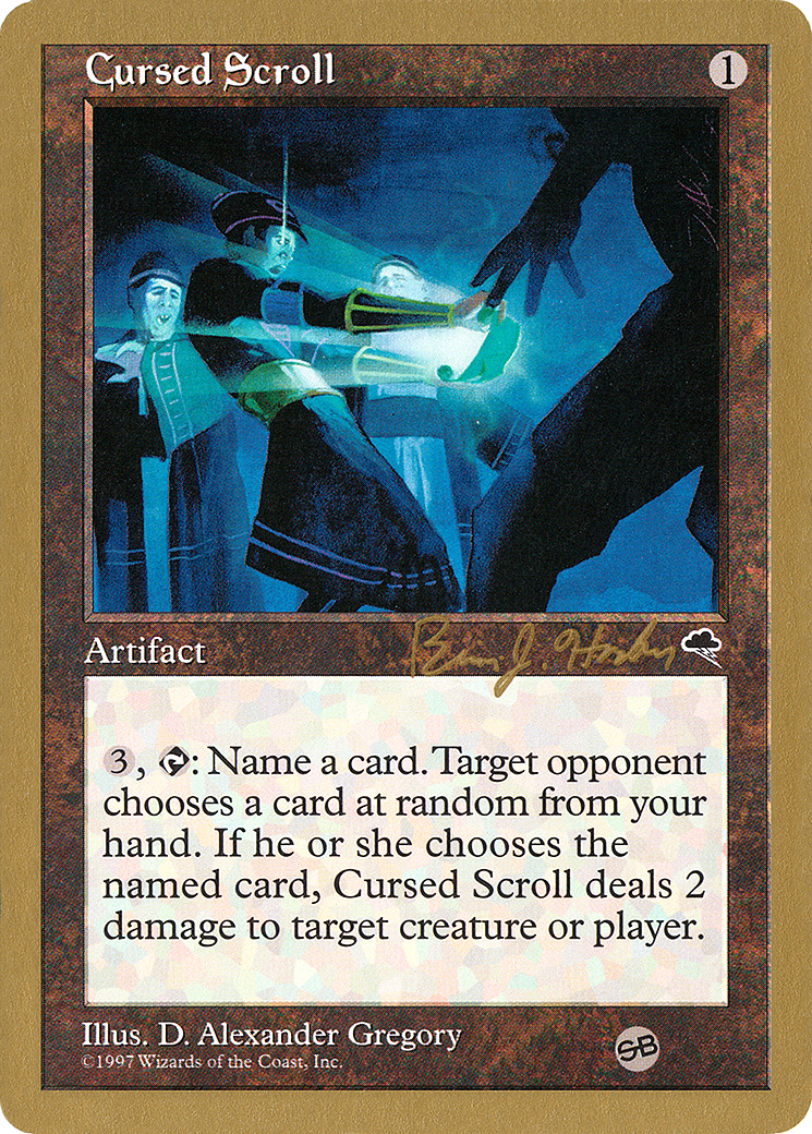 Cursed Scroll (Retro) (bh281sb) - World Championship Decks 1998