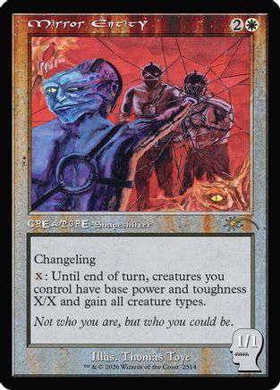 Mirror Entity (2514) Foil - Secret Lair Drop Series