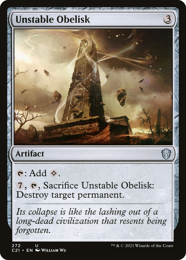 Unstable Obelisk (272) - Commander 2021