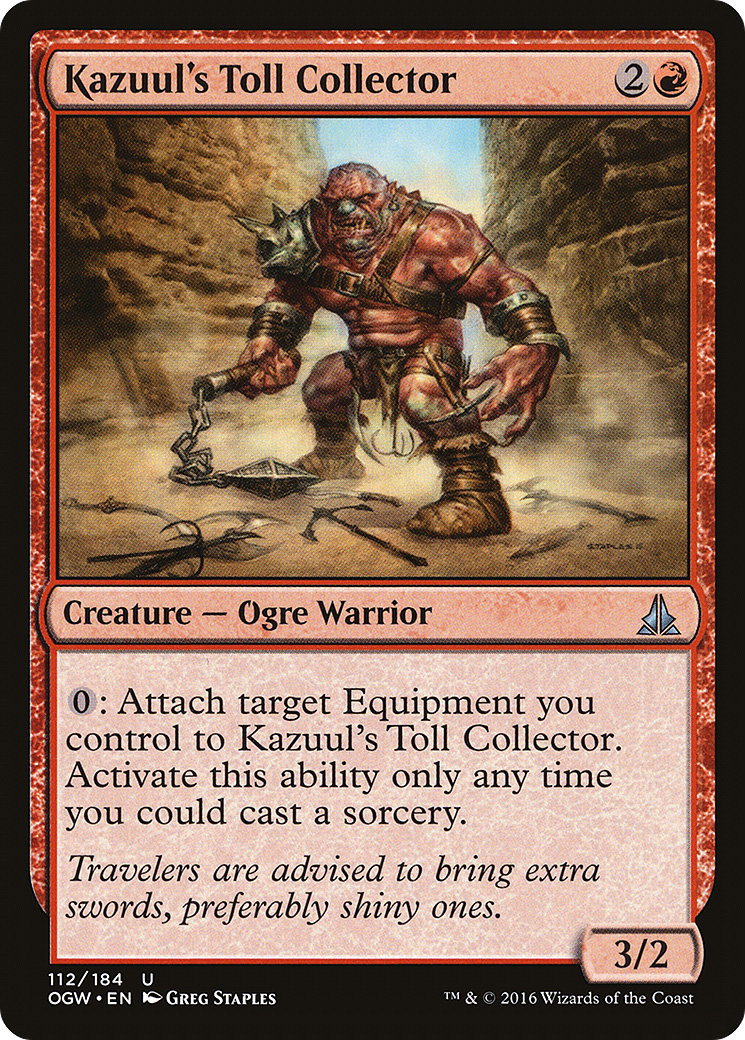 Kazuul's Toll Collector (112) - Oath of the Gatewatch