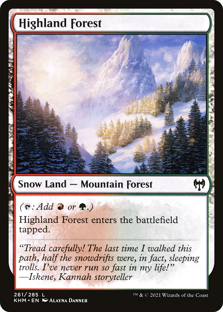Highland Forest (261) Foil - Kaldheim
