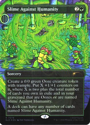 Slime Against Humanity (7078) Foil - Secret Lair Drop Series