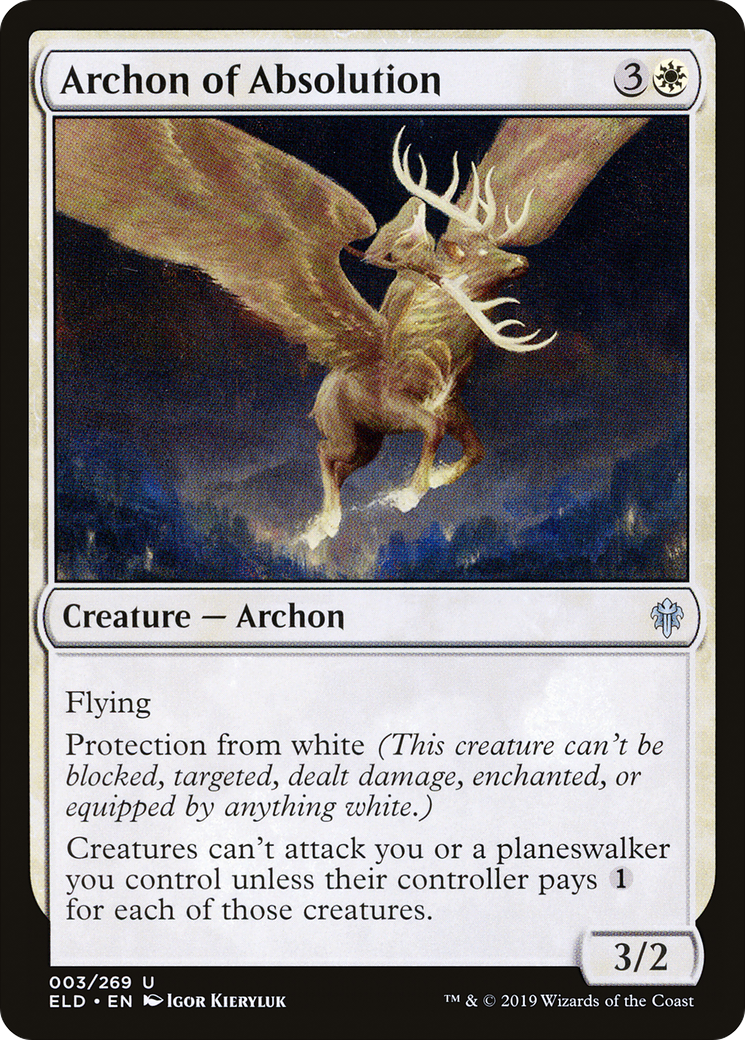 Archon of Absolution (003) Foil - Throne of Eldraine