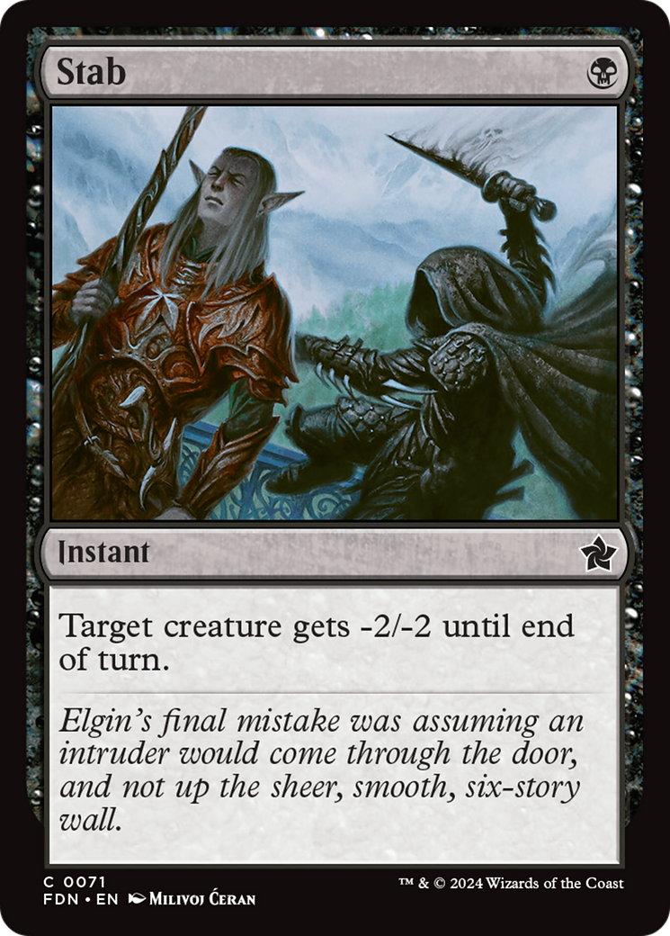 Stab (071) Foil - Foundations