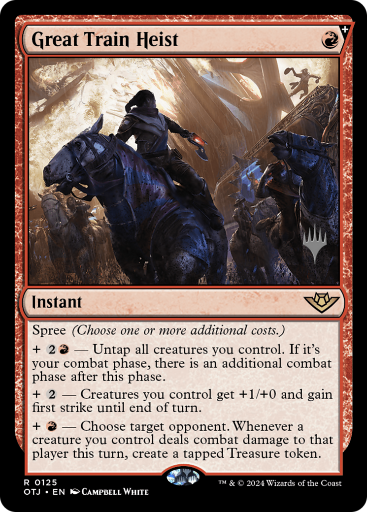 Great Train Heist (125) Foil - Outlaws of Thunder Junction Promos