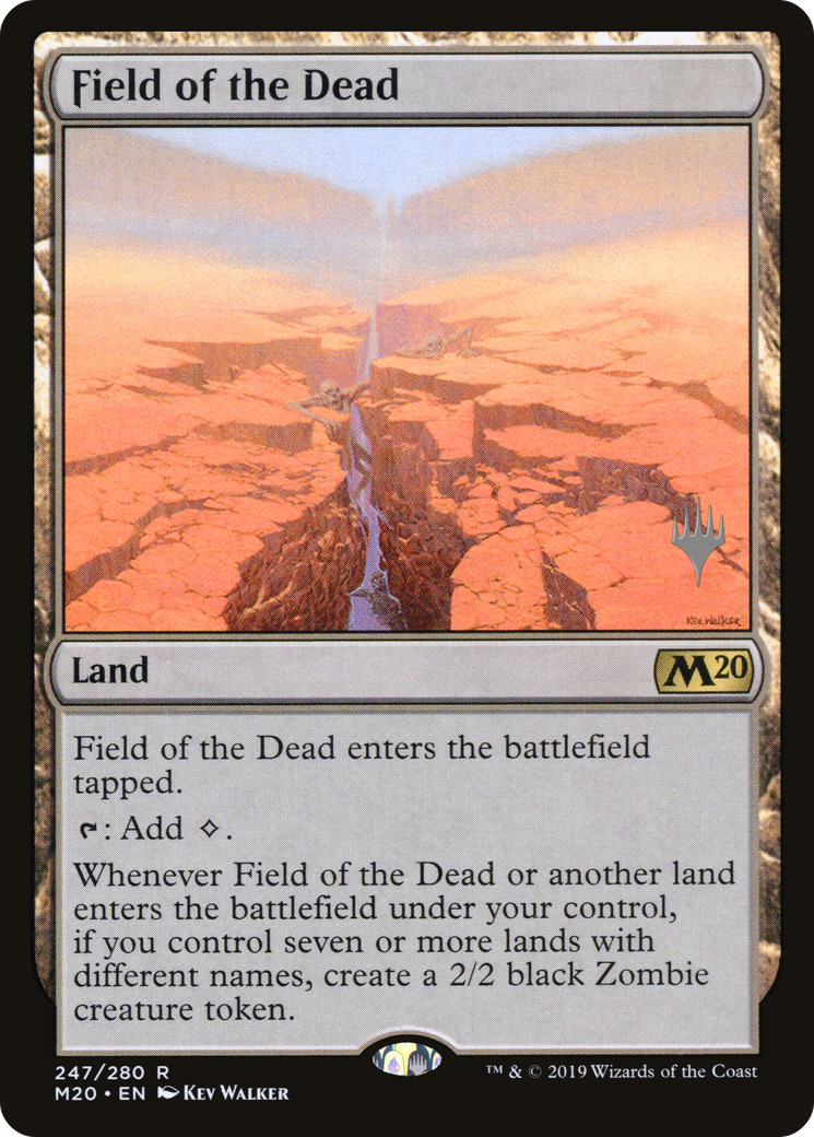 Field of the Dead (247) Foil - Core Set 2020 Promos