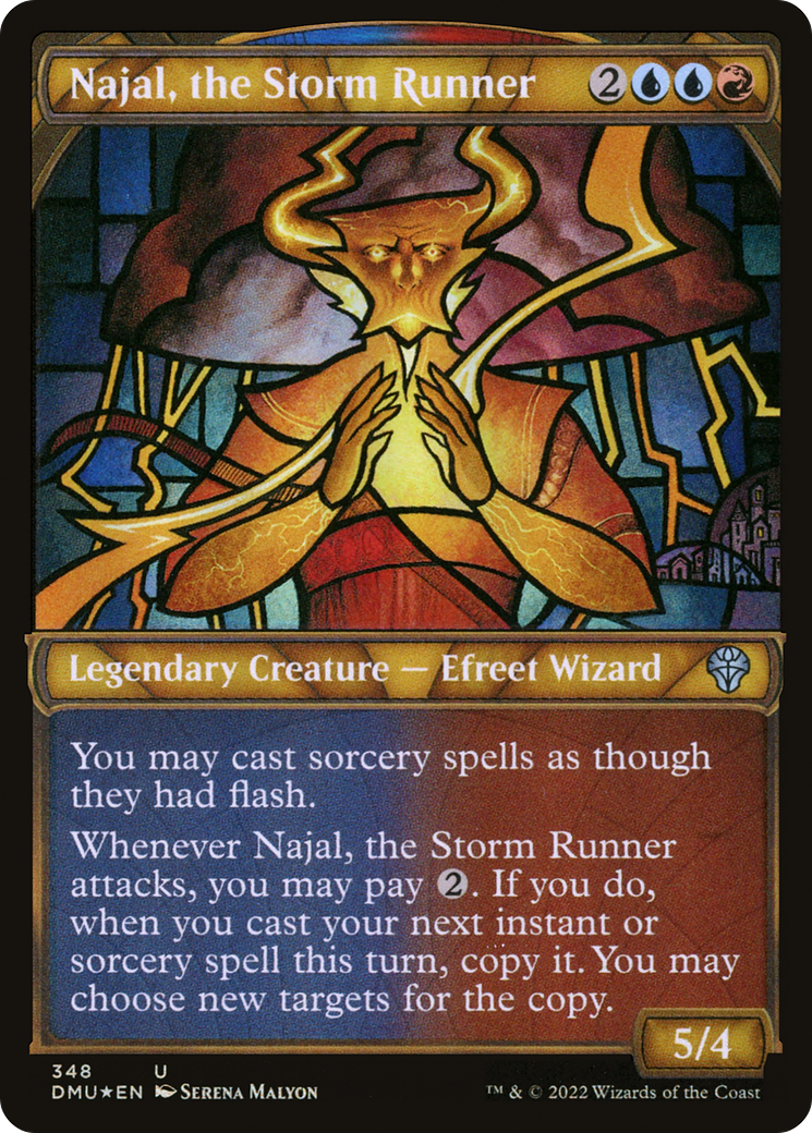 Najal, the Storm Runner (Textured Foil) (Showcase) (348) Foil - Dominaria United