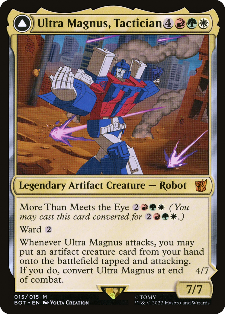 Ultra Magnus, Tactician // Ultra Magnus, Armored Carrier (015) Foil - Transformers