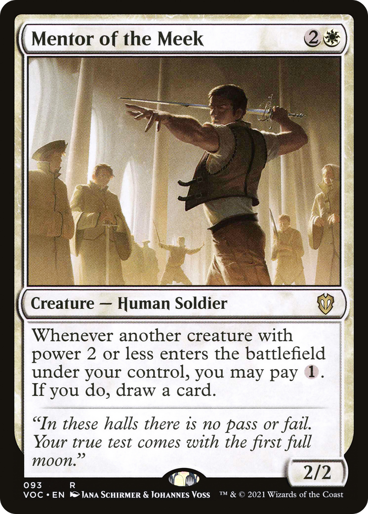 Mentor of the Meek (093) - Crimson Vow Commander
