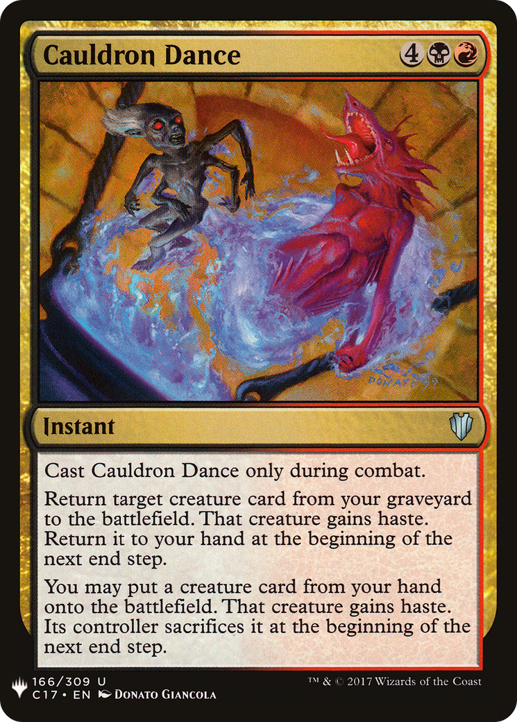 Cauldron Dance (C17-166) - The List