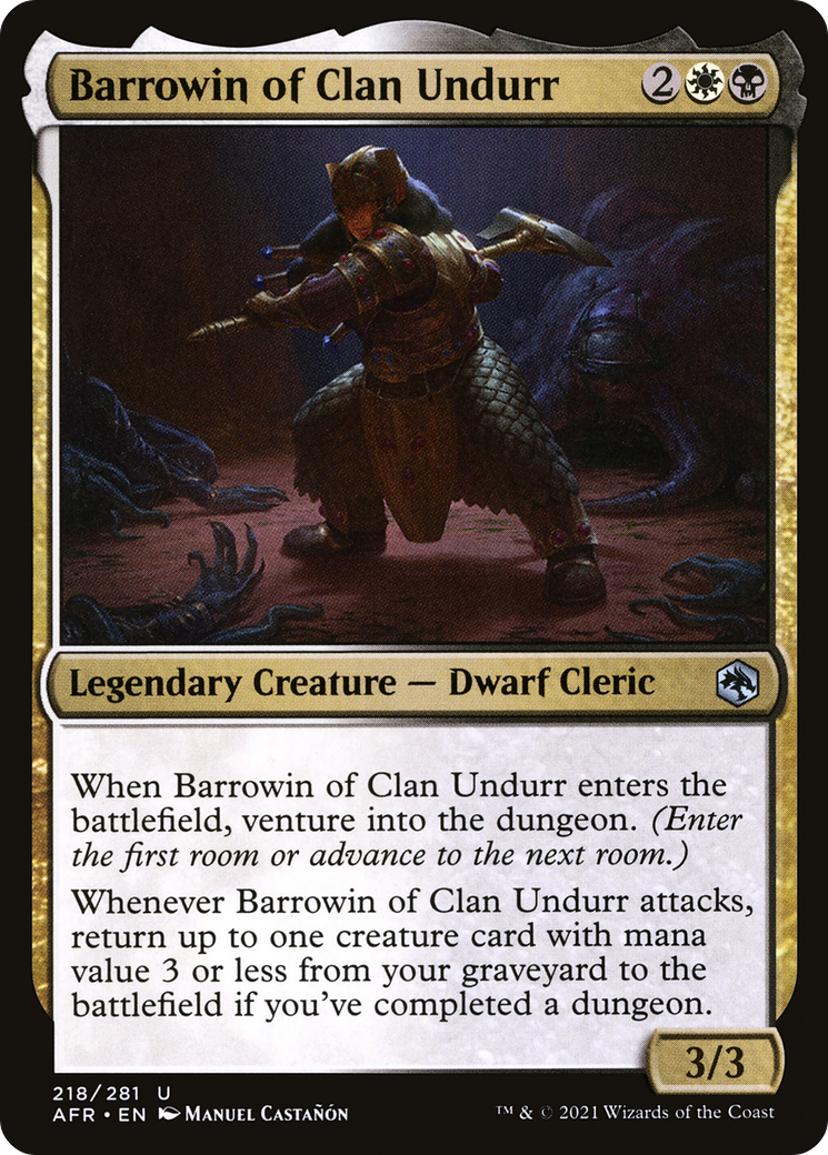 Barrowin of Clan Undurr (218) Foil - Adventures in the Forgotten Realms