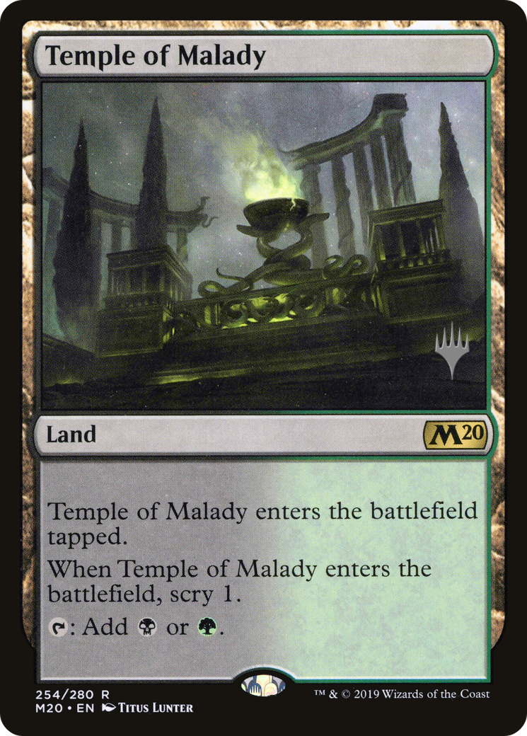 Temple of Malady (254) - Core Set 2020 Promos