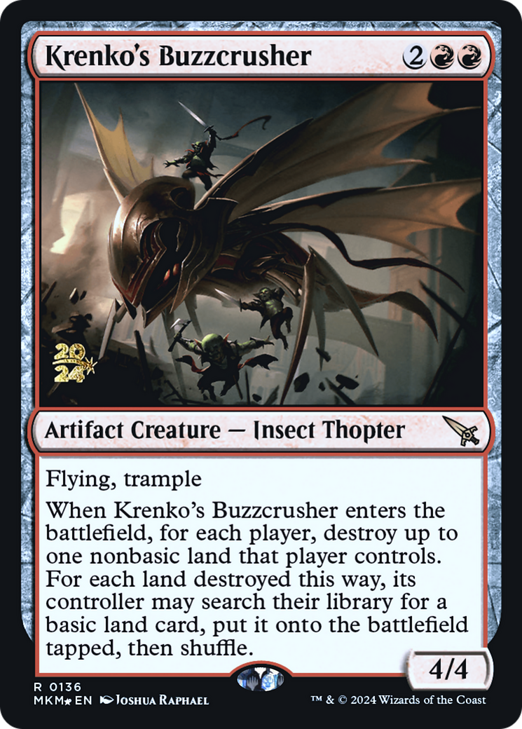 Krenko's Buzzcrusher Foil (136S)