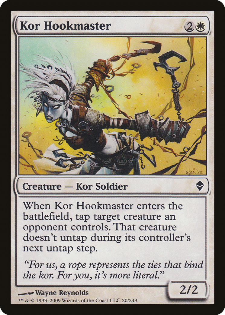 Kor Hookmaster (020) Foil - Zendikar