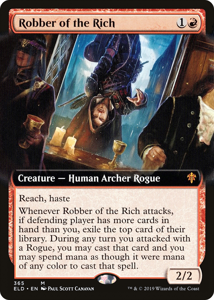 Robber of the Rich (Extended Art) (365) Foil - Throne of Eldraine