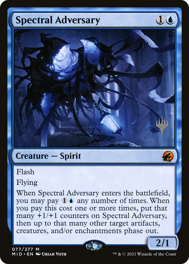 Spectral Adversary (077) Foil - Innistrad: Midnight Hunt Promos