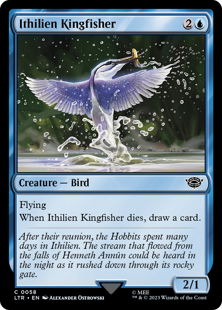 Ithilien Kingfisher (058) Foil - The Lord of the Rings: Tales of Middle-earth