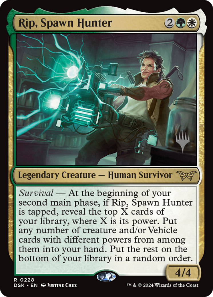 Rip, Spawn Hunter (228) Foil - Duskmourn: House of Horror Promos