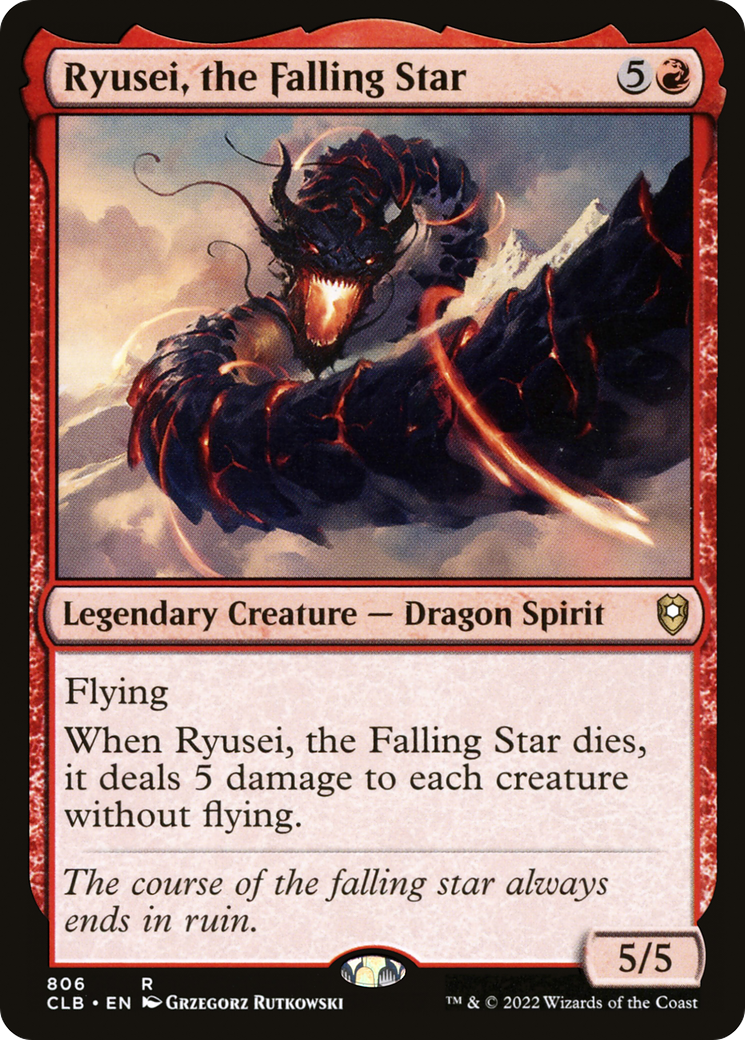 Ryusei, the Falling Star (806) - Commander Legends: Battle for Baldur's Gate