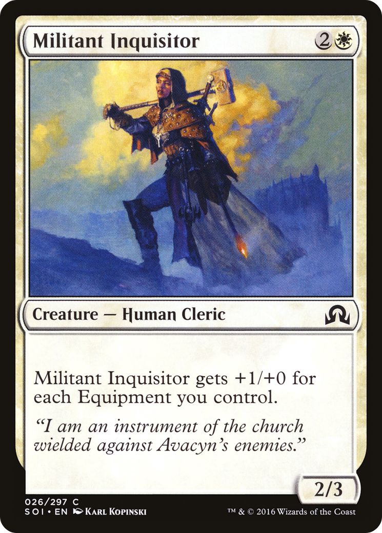 Militant Inquisitor (026) - Shadows over Innistrad