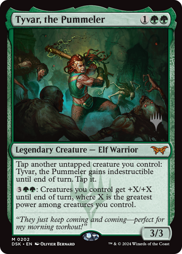 Tyvar, the Pummeler (202) Foil - Duskmourn: House of Horror Promos