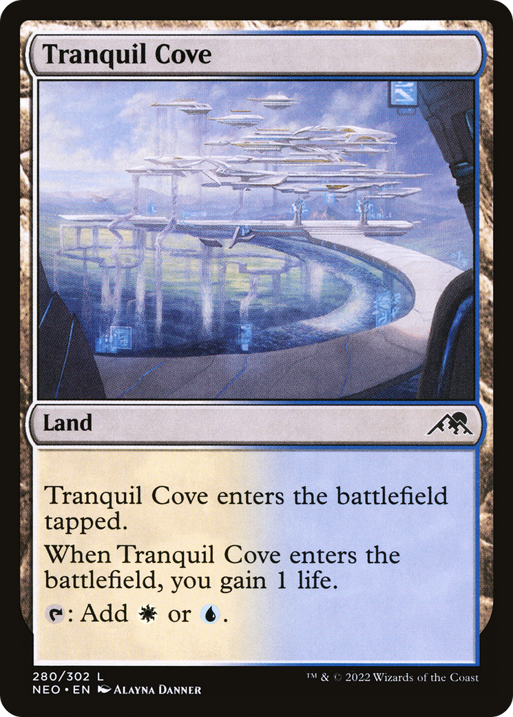 Tranquil Cove (280) Foil - Kamigawa: Neon Dynasty
