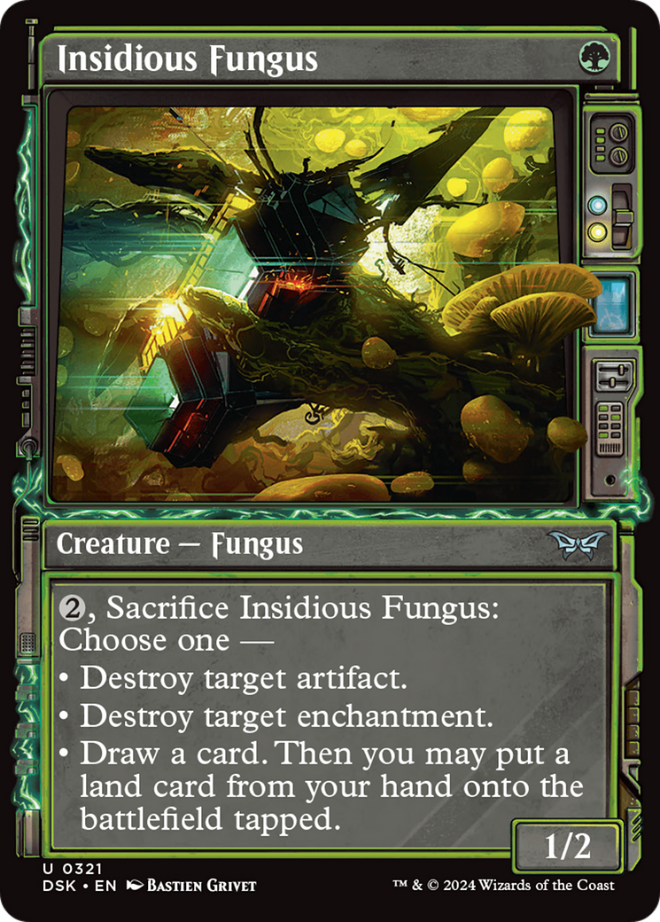 Insidious Fungus (Showcase) (321) Foil - Duskmourn: House of Horror
