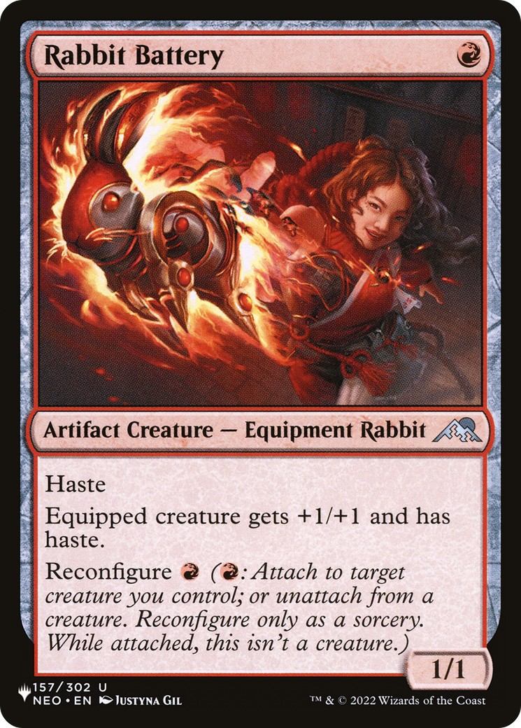 Rabbit Battery (NEO-157) - The List