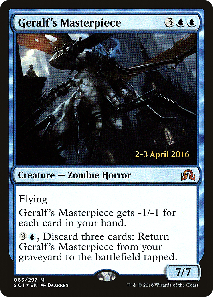 Geralf's Masterpiece (065) Foil - Shadows over Innistrad Promos