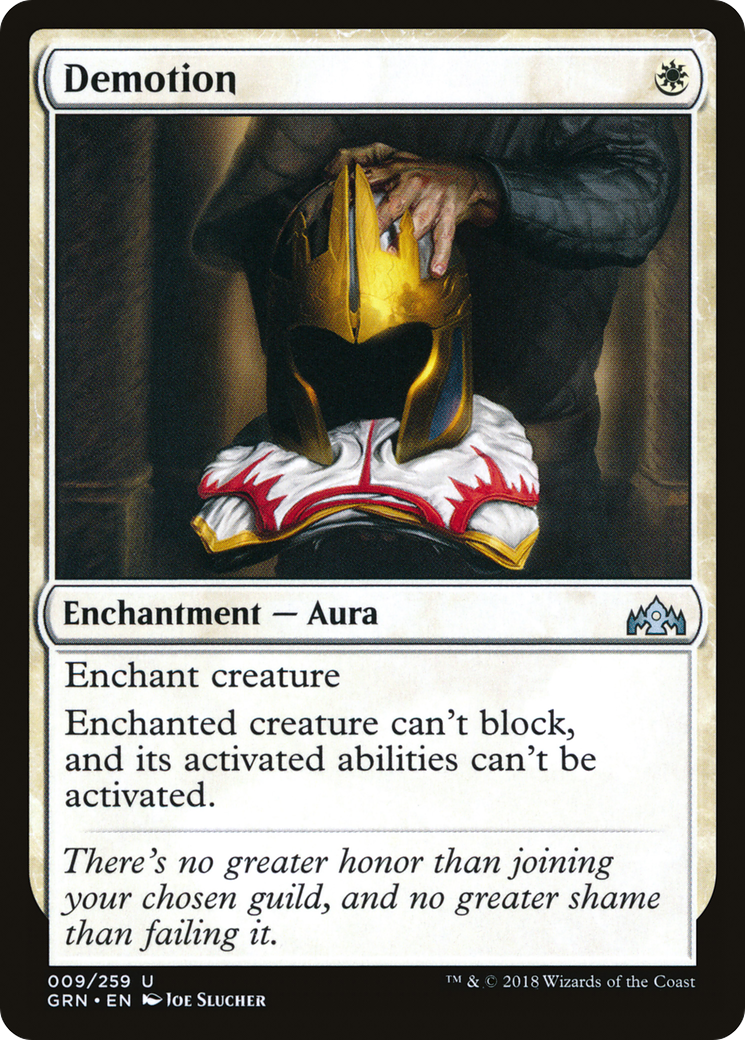 Demotion (009) - Guilds of Ravnica
