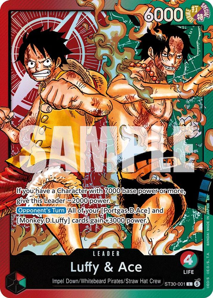Luffy & Ace (ST30-001) Foil