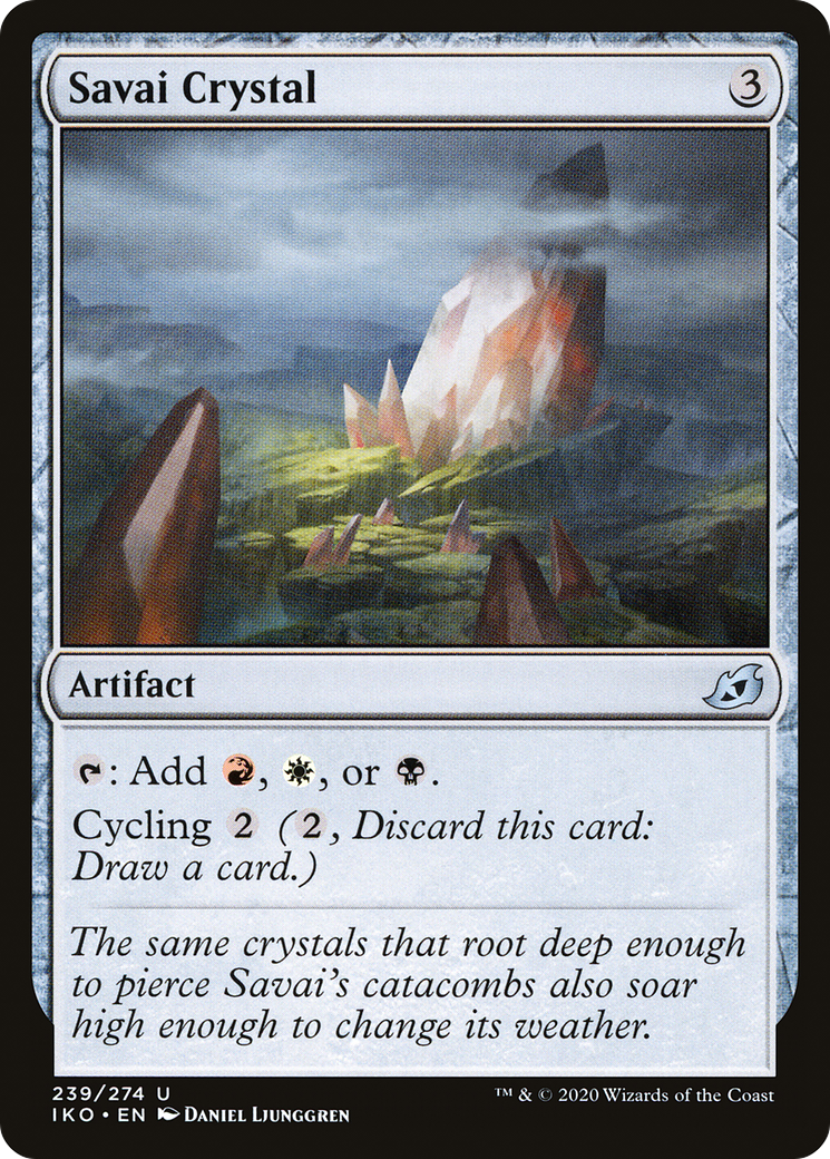 Savai Crystal (239) Foil - Ikoria: Lair of Behemoths