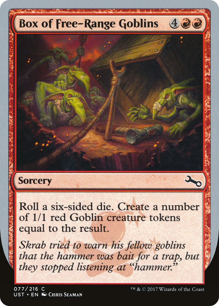 Box of Free-Range Goblins (077) Foil - Unstable