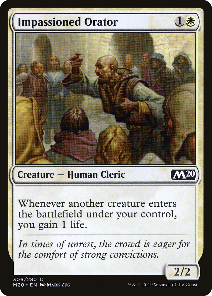 Impassioned Orator (306) - Core Set 2020
