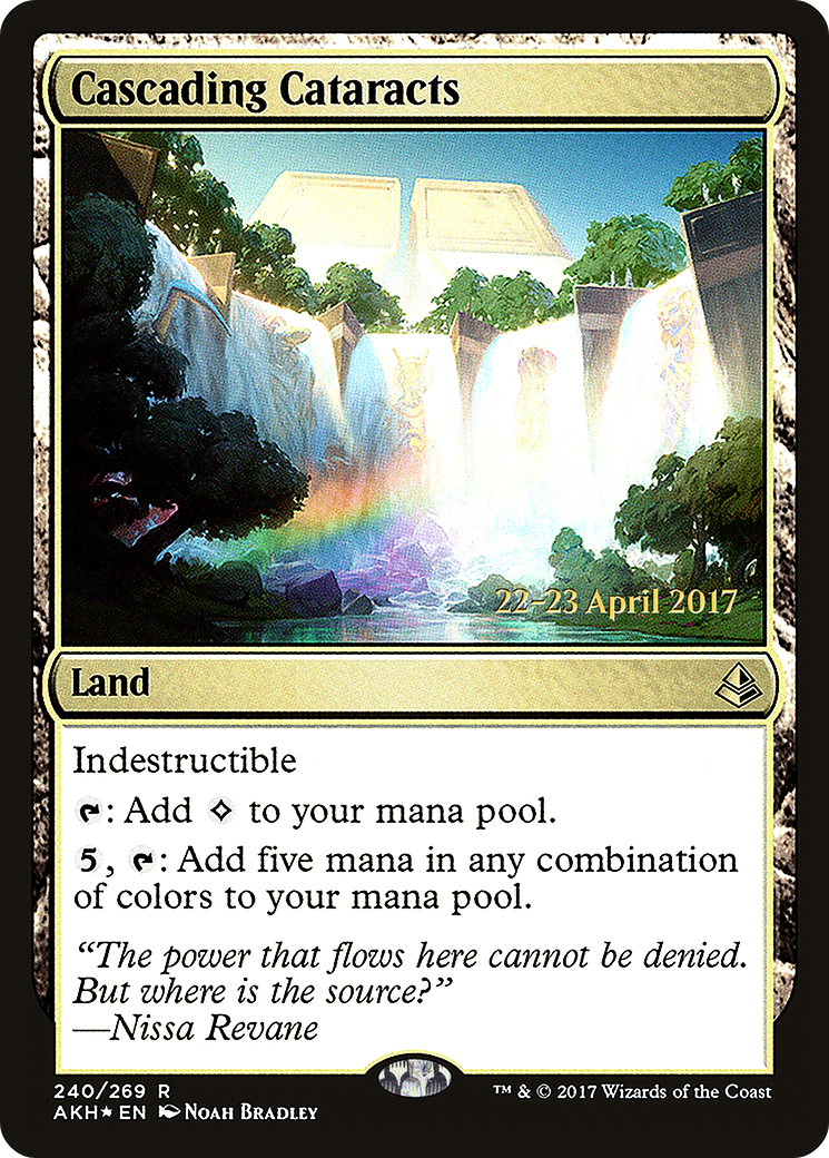 Cascading Cataracts (240s) Foil - Amonkhet Promos