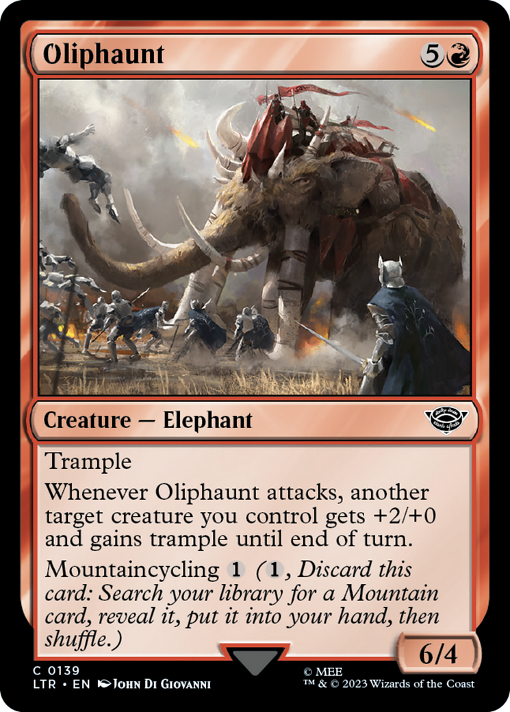 Oliphaunt (139) Foil - The Lord of the Rings: Tales of Middle-earth