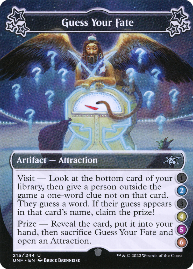 Guess Your Fate (215c) Foil - Unfinity