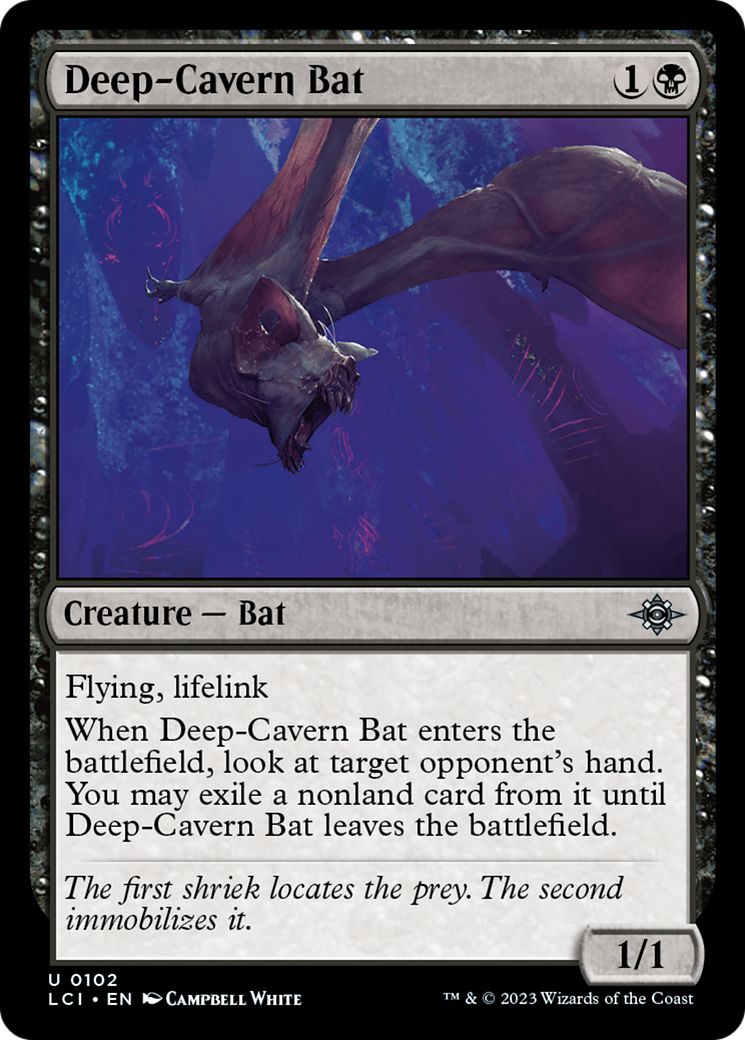 Deep-Cavern Bat (102) Foil - The Lost Caverns of Ixalan