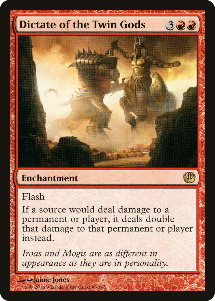 Dictate of the Twin Gods (093) Foil - Journey into Nyx