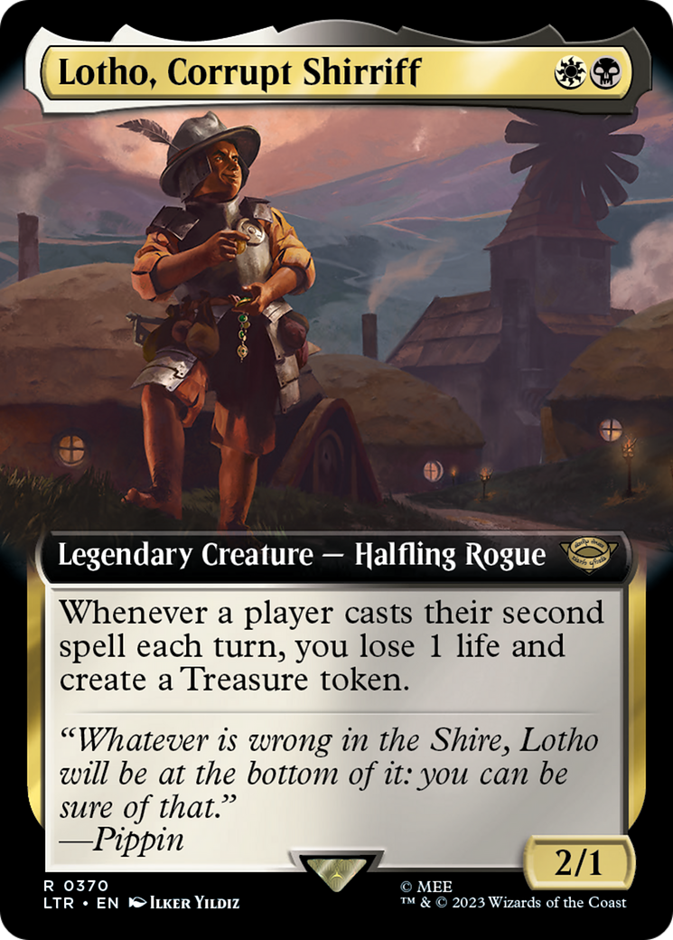 Lotho, Corrupt Shirriff (Extended Art) (370) - The Lord of the Rings: Tales of Middle-earth