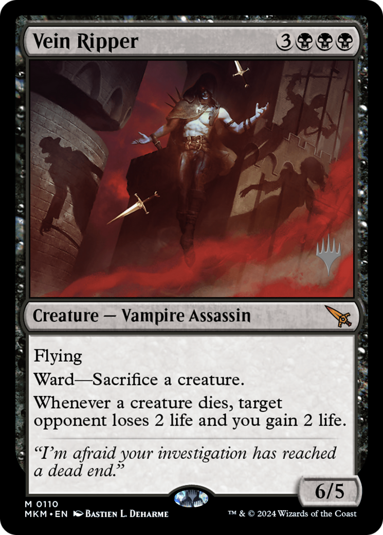 Vein Ripper (110) Foil - Murders at Karlov Manor Promos