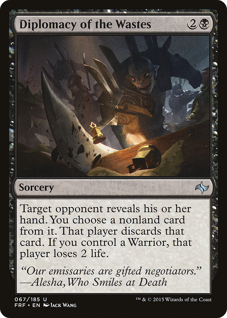 Diplomacy of the Wastes (067) Foil - Fate Reforged