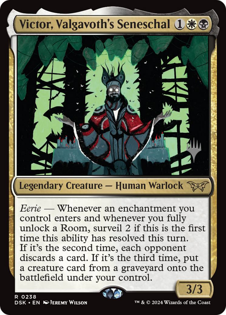 Victor, Valgavoth's Seneschal (238) - Duskmourn: House of Horror Promos