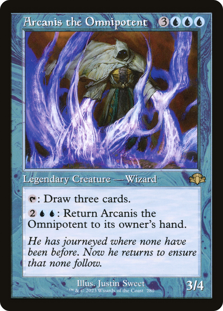Arcanis the Omnipotent (Retro) (280) Foil - Dominaria Remastered