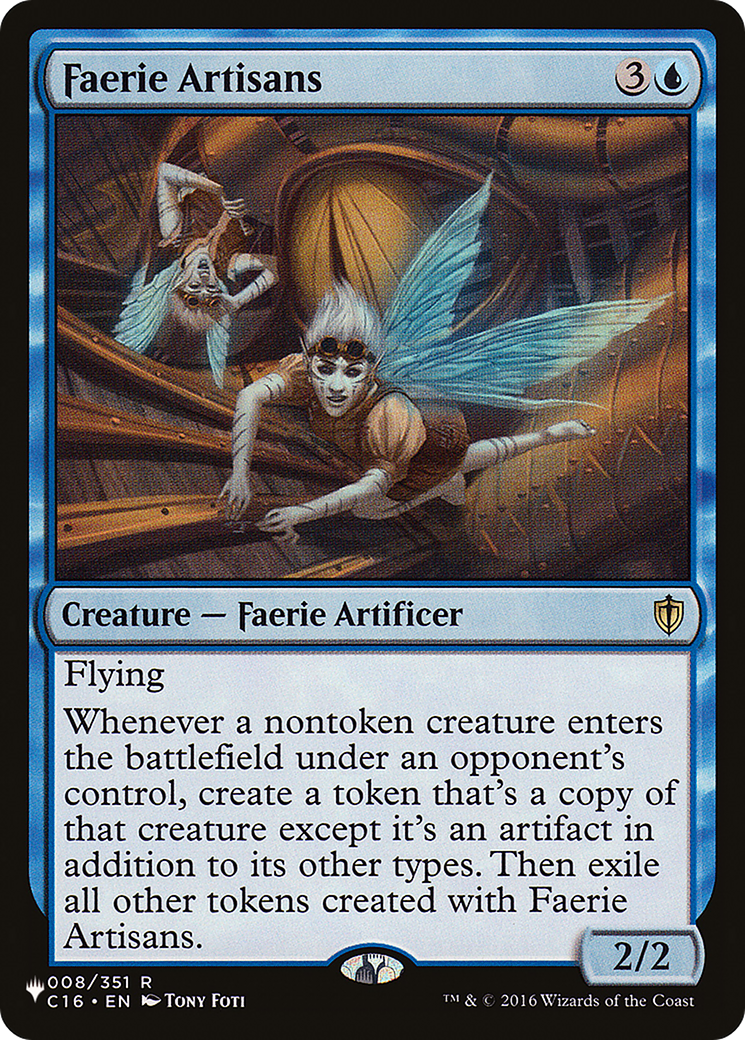 Faerie Artisans (C16-8) - The List
