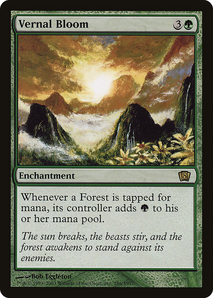 Vernal Bloom (286) Foil - Eighth Edition