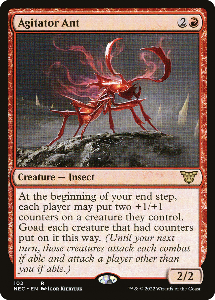 Agitator Ant (102) - Neon Dynasty Commander