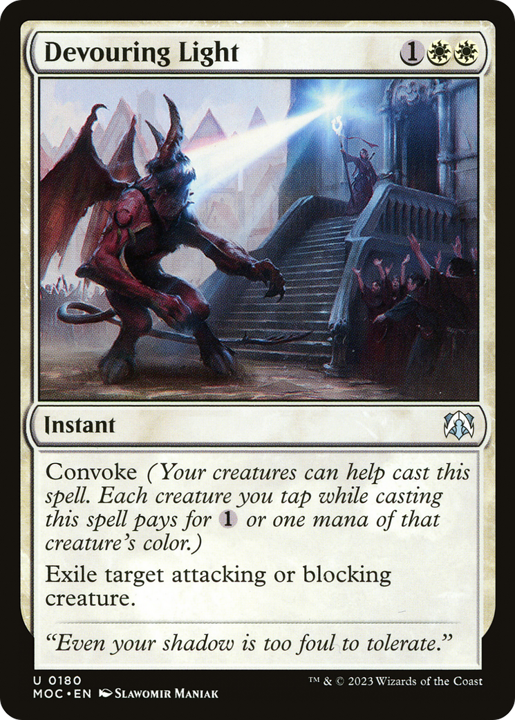 Devouring Light (180) - March of the Machine Commander