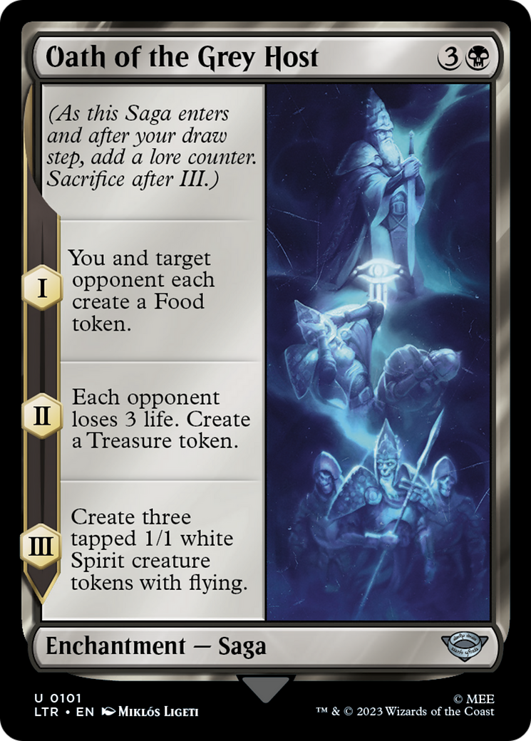Oath of the Grey Host (101) Foil - The Lord of the Rings: Tales of Middle-earth